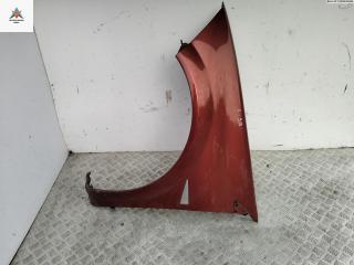 крыло переднее левое Renault Megane 2 поколение 2003, 1.4 л., бензин, МКПП, красный, хетчбэк 5 дв., 8200011076