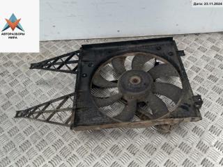 вентилятор радиатора Volkswagen Polo 4 поколение 2004, 1.4 л., дизель, МКПП, чёрный, хетчбэк 5 дв., TEMIC