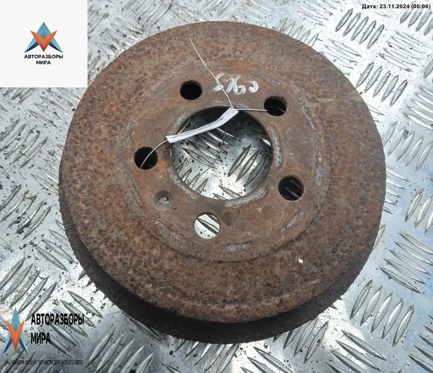 барабан тормозной Volkswagen Polo 4 поколение 2004, 1.4 л., дизель, МКПП, чёрный, хетчбэк 5 дв., 6Q0609617 - фото №1