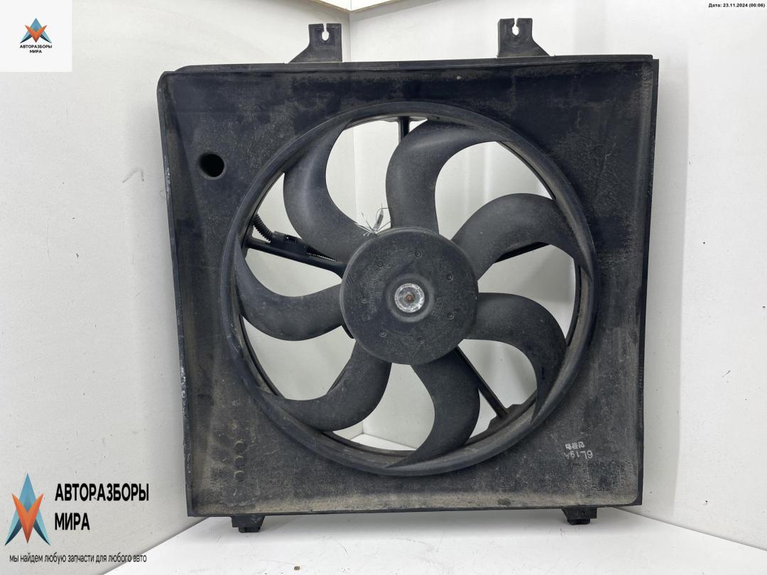 вентилятор радиатора Kia Carnival VQ 2007, 2.9 л., дизель, МКПП, чёрный, минивэн, A005318 - фото №1