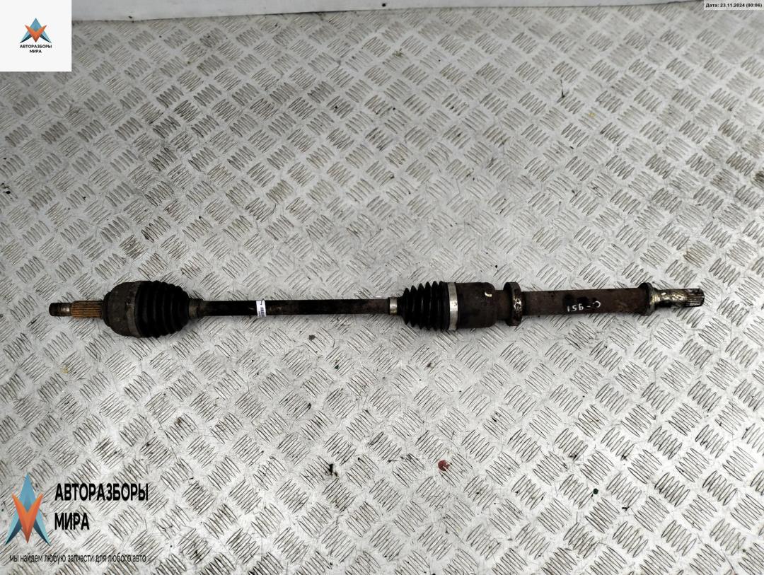 полуось передняя правая (приводной вал, ШРУС) Renault Clio 3 поколение 2008, 1.2 л., бензин, МКПП, серый, универсал - фото №1