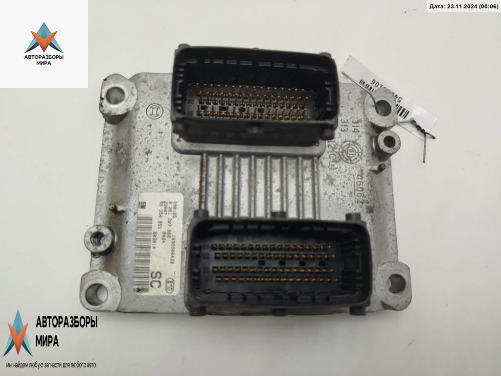 ЭБУ Opel Corsa C 2002, 1.0 л., бензин, МКПП, красный, хетчбэк 3 дв., 0261207960, 55350551 - фото №1