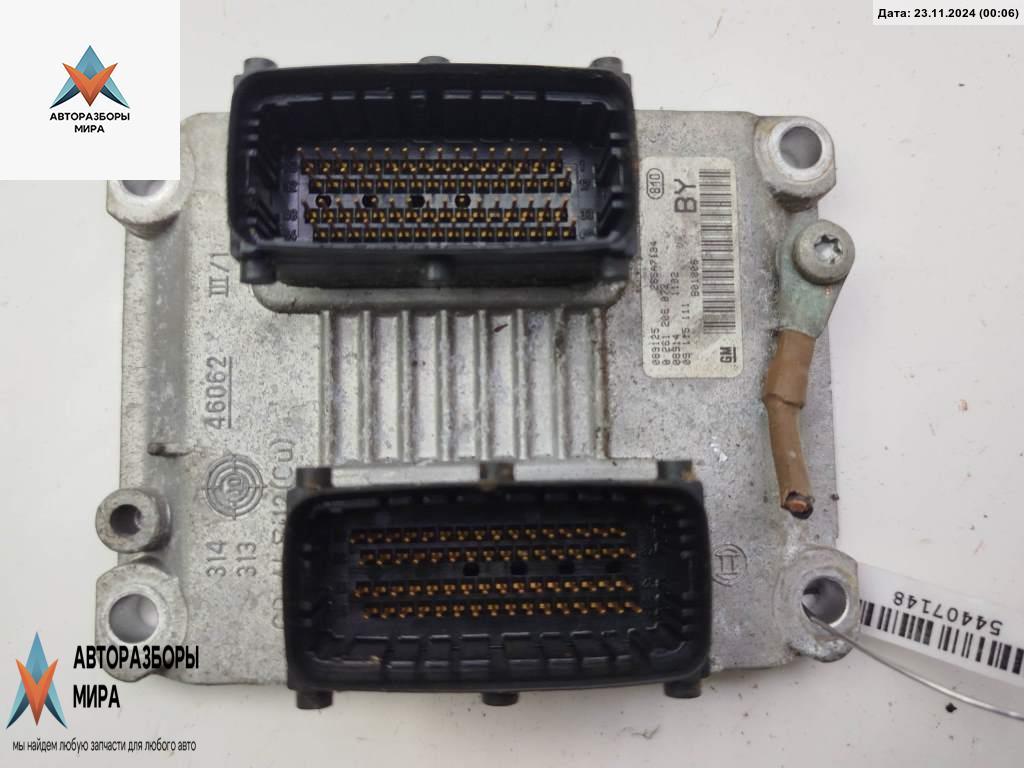 ЭБУ Opel Corsa C 2000, 1.0 л., бензин, МКПП, серый, хетчбэк 3 дв., 09115111 - фото №1