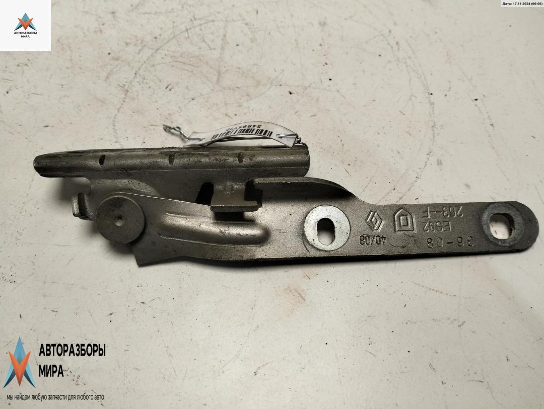 петля капота левая Dacia (Renault) Logan 2005, зелёный, универсал, 263F - фото №1