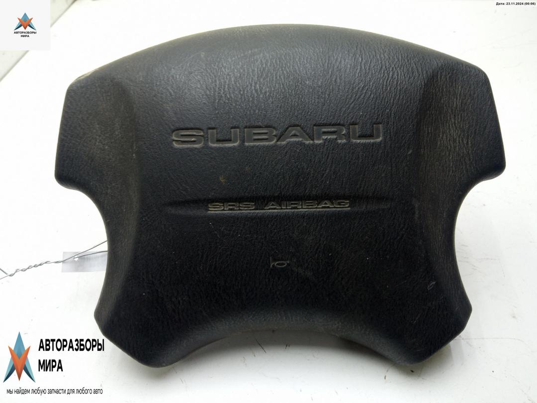 подушка безопасности водителя Subaru Legacy 3 поколение 2001, 2.0 л., бензин, МКПП, зелёный, универсал, 1LH0C074821 - фото №1