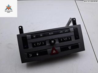 блок управления печки / климат-контроля Peugeot 407 1 поколение 2005, 2.0 л., дизель, МКПП, серый, универсал, 96573322YW
