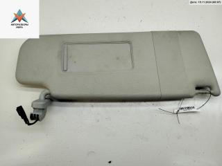 козырек солнцезащитный Volkswagen Polo 4 поколение [рестайлинг] 2005, 1.2 л., бензин, МКПП, чёрный, хетчбэк 3 дв., 6Q0857552F