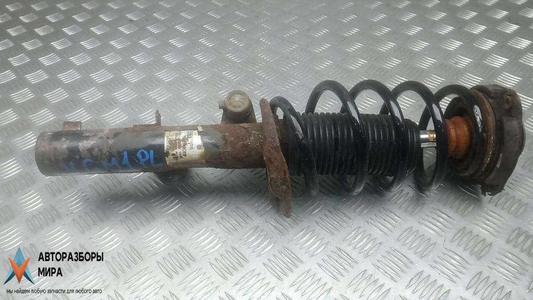 Стойка Volkswagen Passat CC 1 поколение 2011, 2.0 л., дизель, МКПП, седан, 1K0412331B, 3C0411105A, 3C0413031D - фото №1