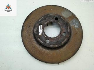 диск тормозной передний Volkswagen Caddy 2 поколение 1999, 1.9 л., дизель, МКПП, красный, фургон