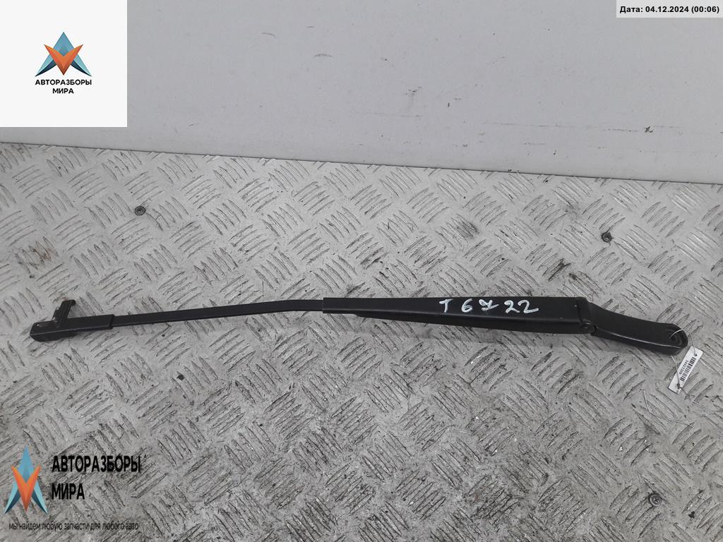 Щеткодержатель (поводок стеклоочистителя) передний Volkswagen Touran 1 поколение 2003, 2.0 л., дизель, МКПП, чёрный, минивэн, 1T0955409A - фото №1