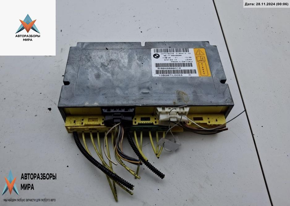 блок AirBag BMW 7 серия E65/E66/E67 2002, 3.6 л., бензин, АКПП, зелёный, седан, 6949899 - фото №1
