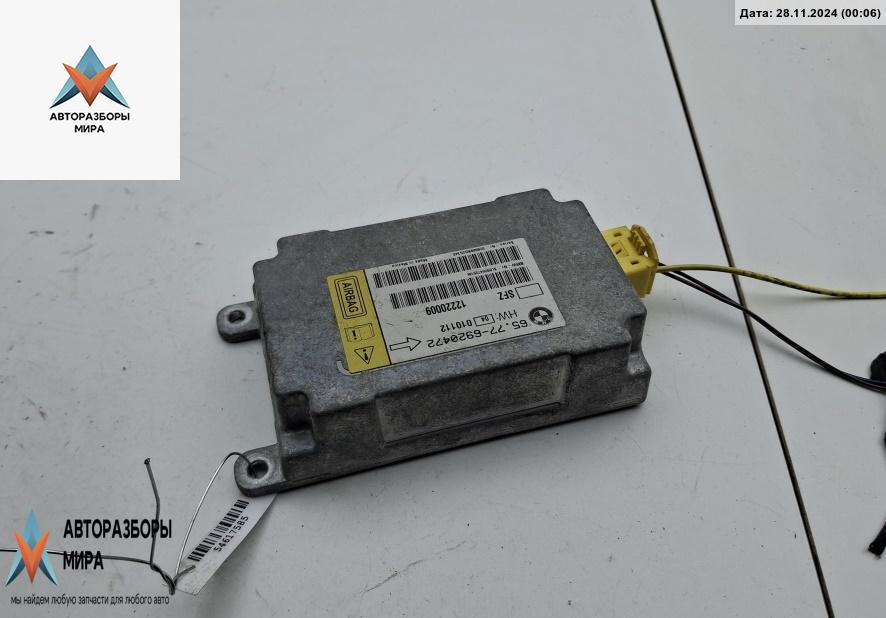 блок AirBag BMW 7 серия E65/E66/E67 2002, 3.6 л., бензин, АКПП, зелёный, седан, 6920472 - фото №1