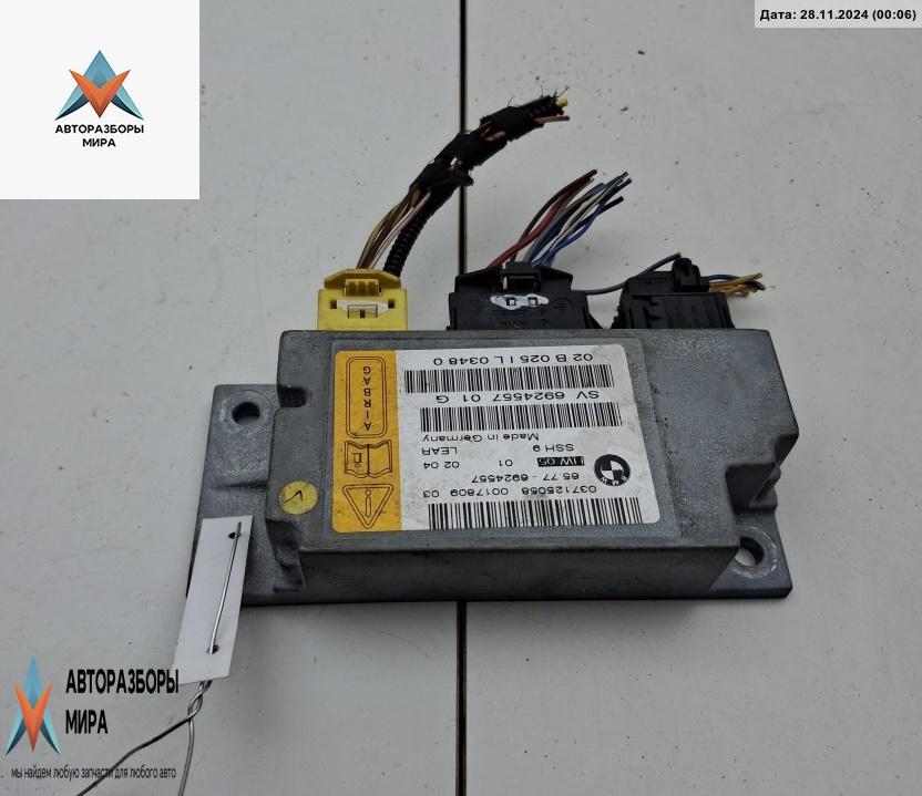 блок AirBag BMW 7 серия E65/E66/E67 2002, 3.6 л., бензин, АКПП, зелёный, седан, 6924557 - фото №1