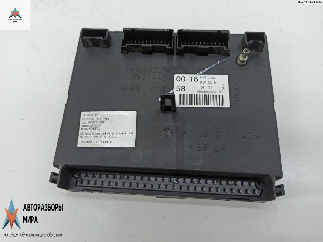 блок SAM Mercedes-Benz M-Class ML W163 2003, 4.0 л., дизель, АКПП, чёрный, внедорожник 5 дв., 1635450016 - фото №1