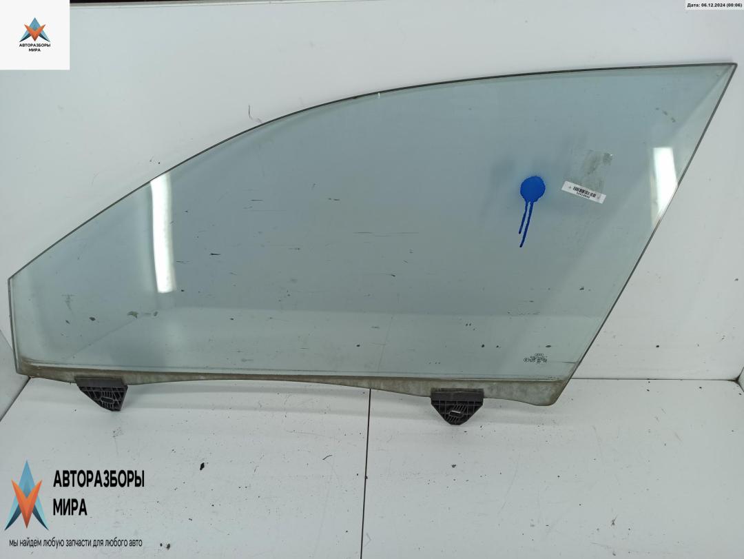 стекло двери передней левой Audi A4 B6 2003, 2.5 л., дизель, АКПП, синий, универсал, AS2 - фото №1