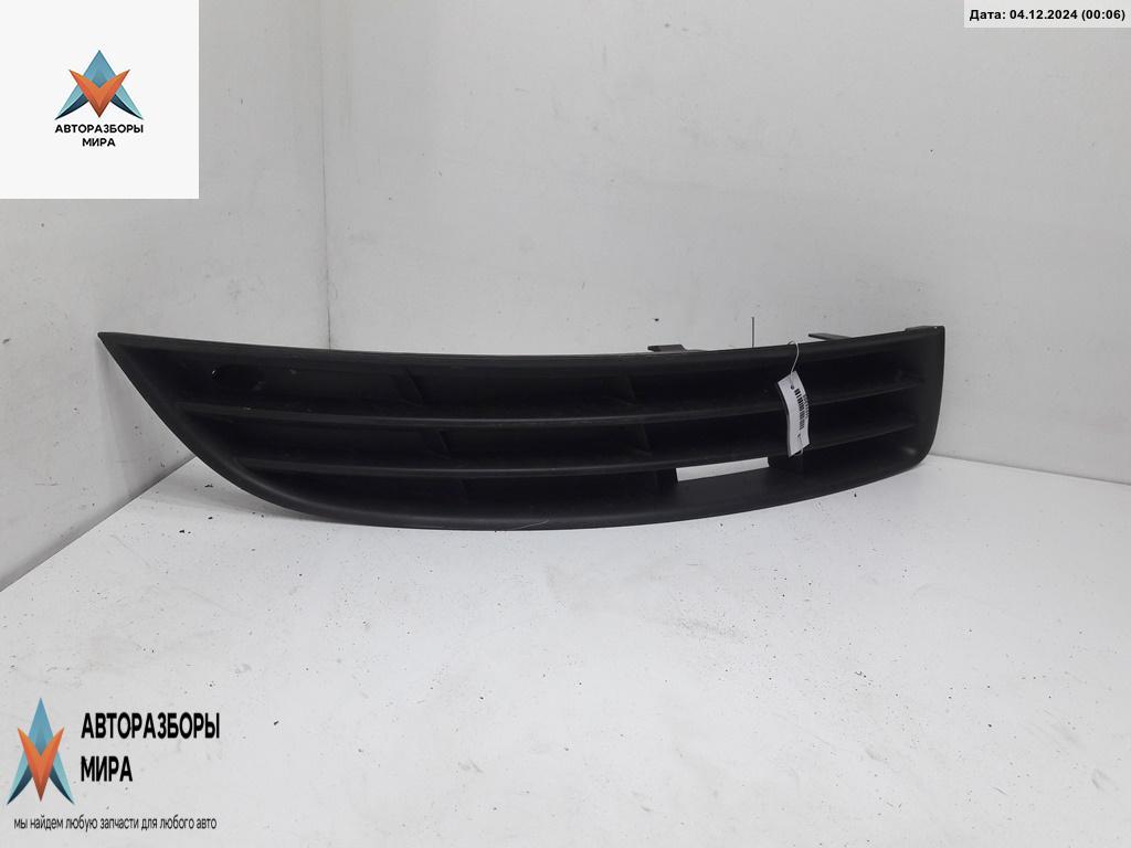 заглушка (решетка) в бампер Volkswagen Passat B6 2006, 2.0 л., бензин, МКПП, серый, универсал, 3C0653666 - фото №1