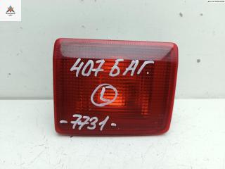 фонарь крышки багажника левый Peugeot 407 1 поколение 2005, 2.0 л., дизель, МКПП, серый, универсал, 9646587480