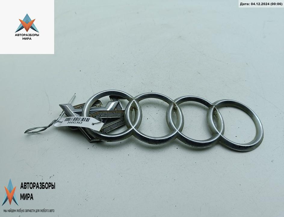 эмблема Audi A4 B5 1997, 1.8 л., бензин, АКПП, красный, седан - фото №1