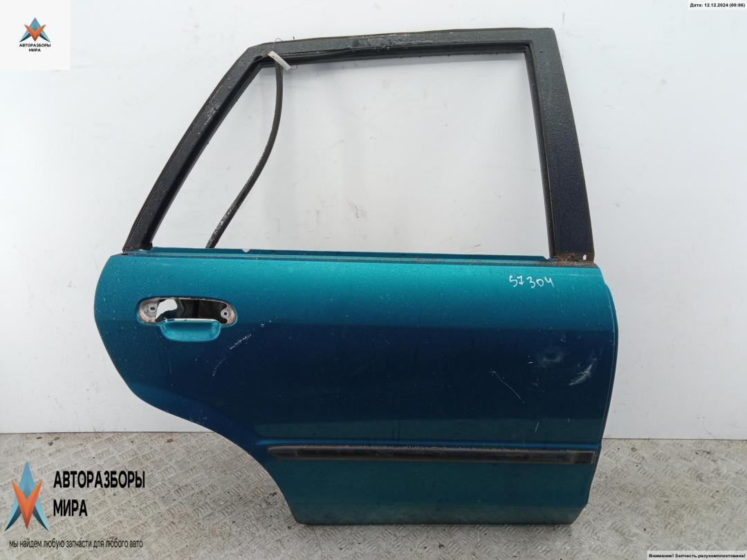 дверь сдвижная Mazda 323 BJ 1999, зелёный, хетчбэк 5 дв. - фото №1