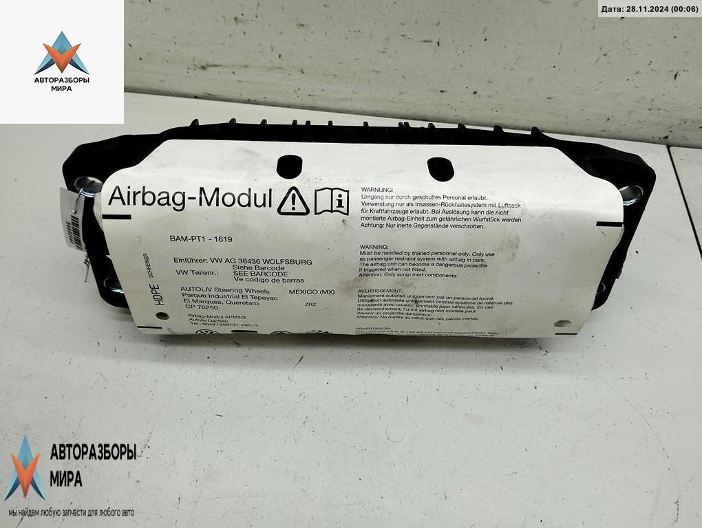 подушка безопасности пассажира Volkswagen Golf 6 поколение 2011, 2.0 л., дизель, МКПП, чёрный, универсал, BAM-PT1-1619 - фото №1
