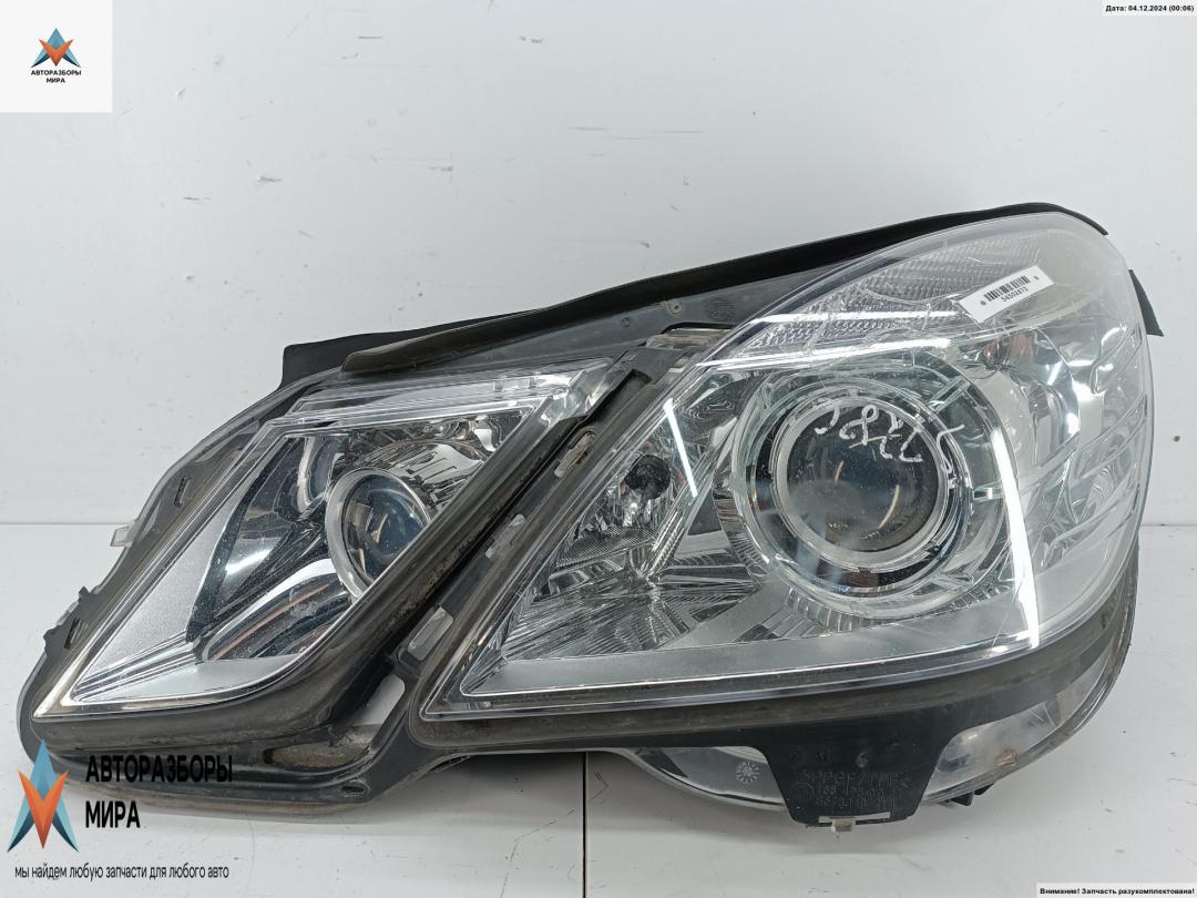 фара левая Mercedes-Benz E-Класс W212/S212/C207/A207 2010, 3.0 л., дизель, АКПП, бежевый, универсал, 2128206161 - фото №1