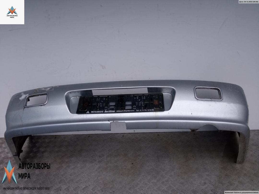 бампер задний Mitsubishi Lancer 9 поколение 2003, серый, универсал - фото №1