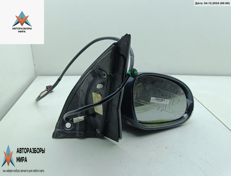 зеркало правое Volkswagen Golf 5 поколение 2005, 1.6 л., бензин, МКПП, синий, хетчбэк 5 дв. - фото №1