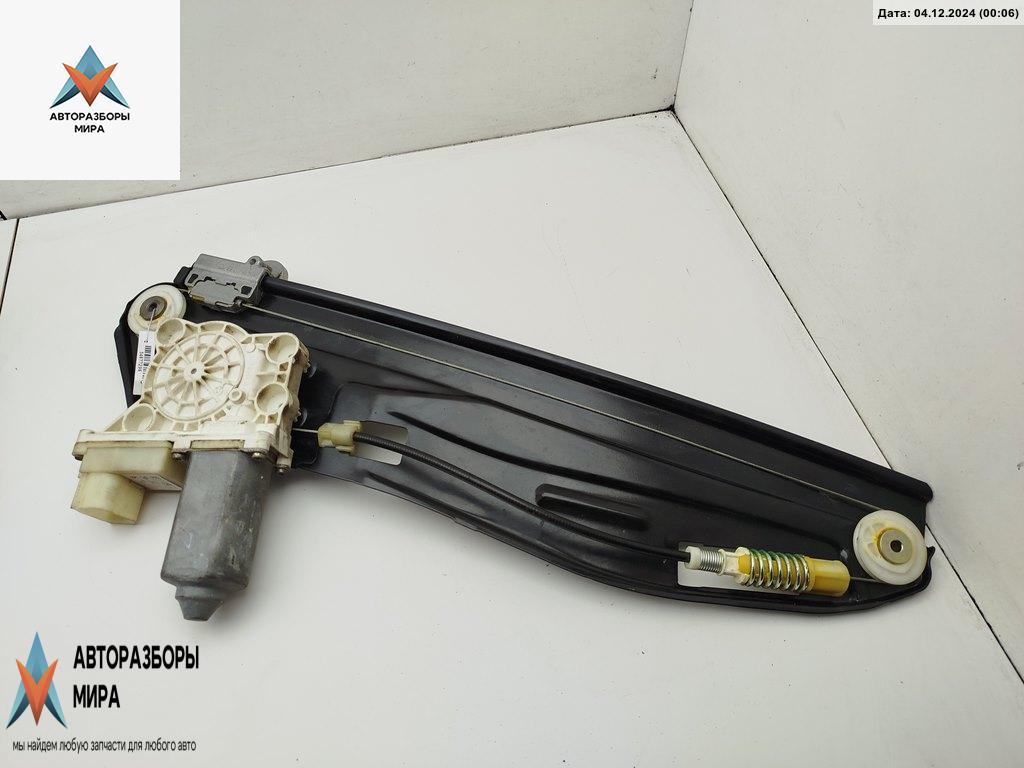 стеклоподъемник электрический задний правый BMW 7 серия E65/E66/E67 2002, 3.6 л., бензин, АКПП, зелёный, седан, 7024814 - фото №1