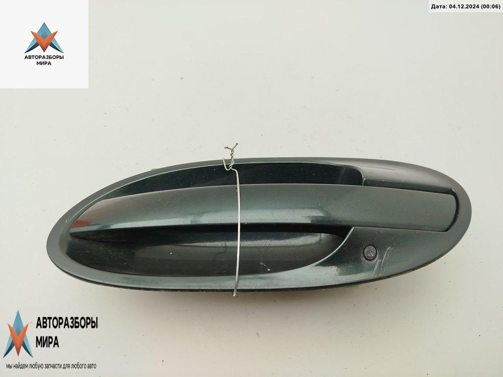 ручка наружная задняя левая BMW 7 серия E65/E66/E67 2002, 3.6 л., бензин, АКПП, зелёный, седан - фото №1