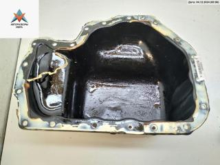 масляный поддон Volkswagen Polo 4 поколение [рестайлинг] 2005, 1.2 л., бензин, МКПП, чёрный, хетчбэк 3 дв., 03D103602G