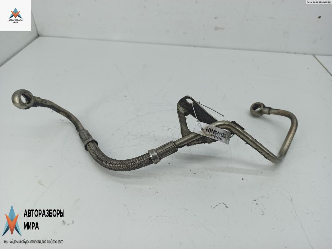 Трубка масляная турбины Audi A4 B7 2005, 2.0 л., TFSI, бензин, АКПП, серый, универсал, 06D121497A - фото №1