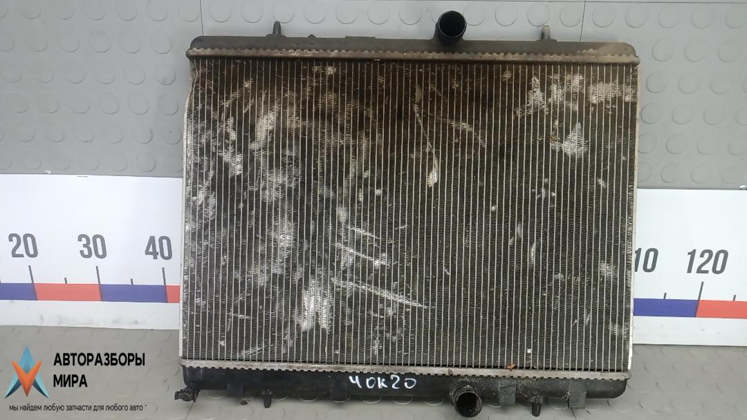 радиатор охлаждения Citroen C4 Grand Picasso 1 поколение 2008, 1.6 л., дизель, робот, минивэн - фото №1