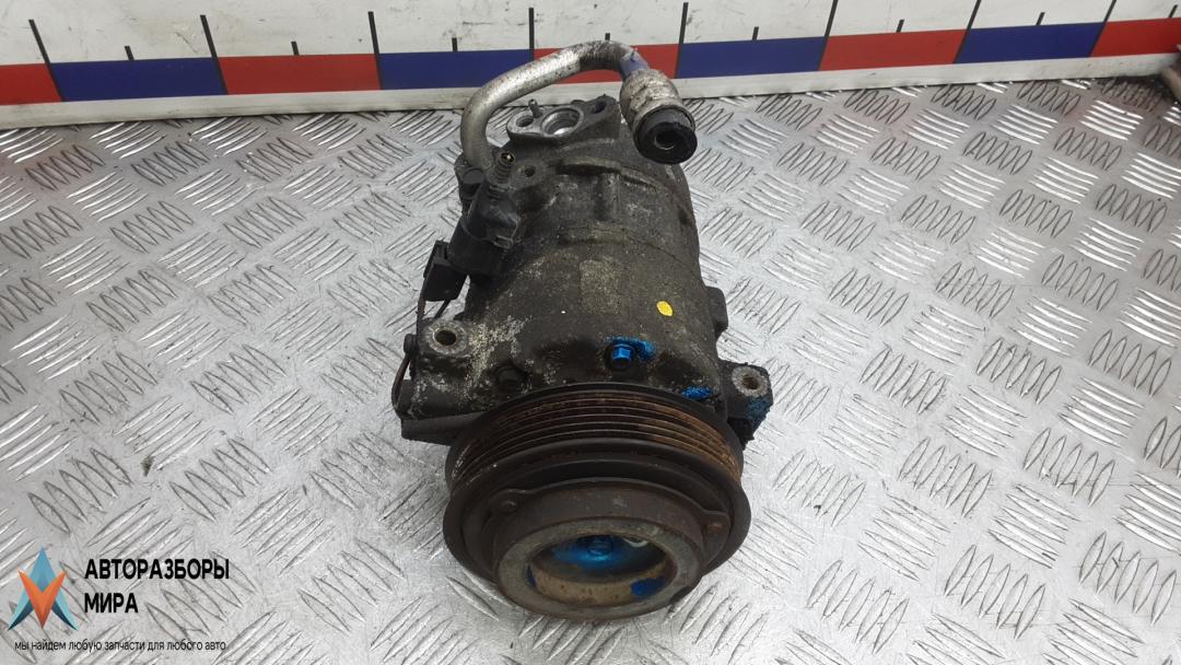 компрессор кондиционера Kia Sorento 2 поколение 2010, 2.2 л., дизель, АКПП, внедорожник 5 дв., 977012P110 - фото №1