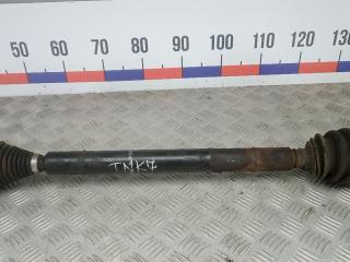 полуось передняя правая (приводной вал, ШРУС) Skoda Fabia 2 поколение (5J) [рестайлинг] 2011, 1.6 л., дизель, МКПП, универсал, 6Q0407272EA, 6Q0407452RX