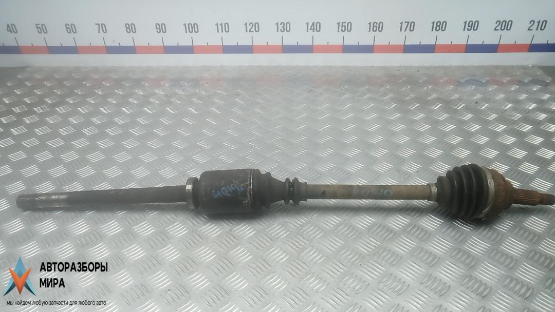 полуось передняя правая (приводной вал, ШРУС) Opel Vivaro A 2005, 1.9 л., дизель, МКПП, микроавтобус - фото №1