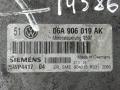 Блок управления двигателем Volkswagen Golf 4 поколение 2001, Бензин 1.6, цвет, 06A906019AK - фото №2