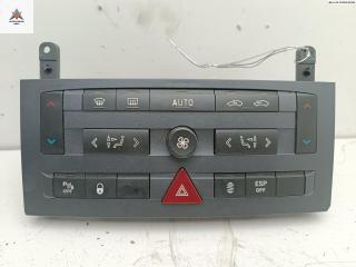 блок управления печки / климат-контроля Peugeot 407 1 поколение 2006, 2.7 л., дизель, АКПП, белый, купе, 96573322XA