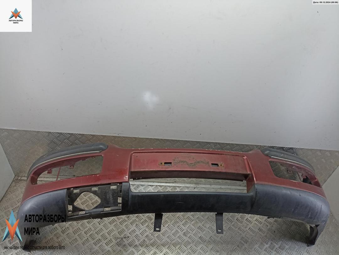 бампер передний Opel Omega B 1996, бензин, красный, седан - фото №1