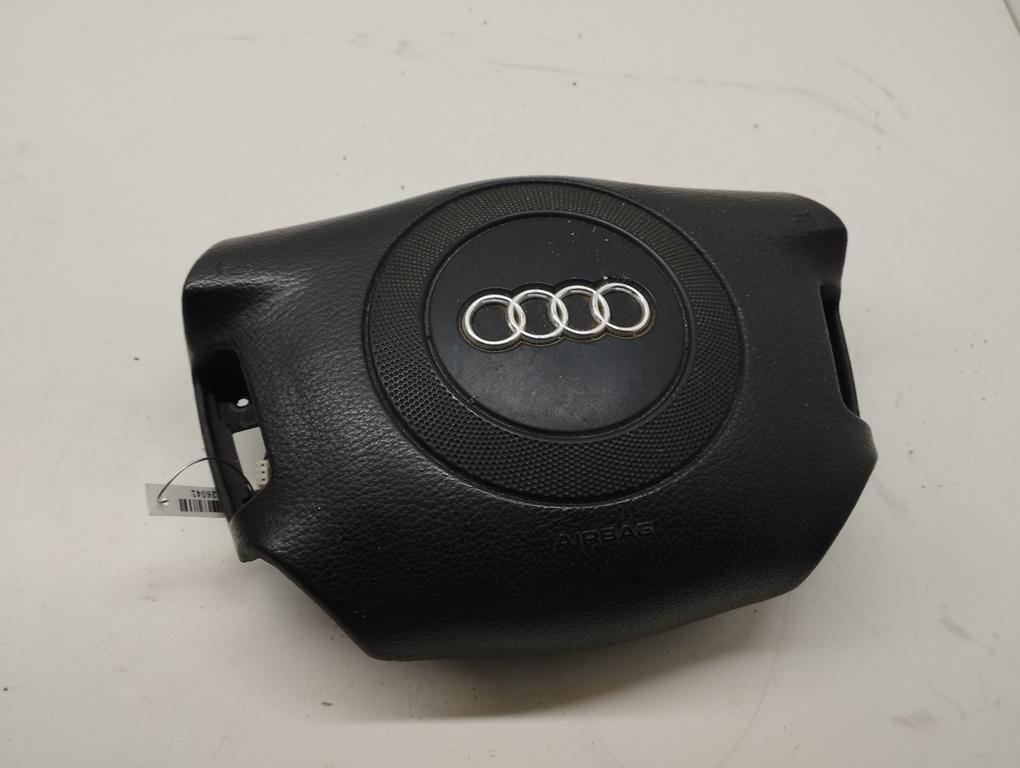 подушка безопасности водителя Audi A6 4B/C5 2000, 2.5 л., дизель, МКПП, чёрный, универсал, 4B0880201AG - фото №1
