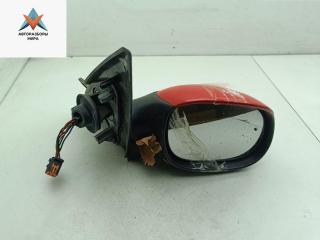 зеркало правое Peugeot 206 1 поколение [рестайлинг] 2005, 1.6 л., бензин, МКПП, красный, кабриолет, 96480957XT