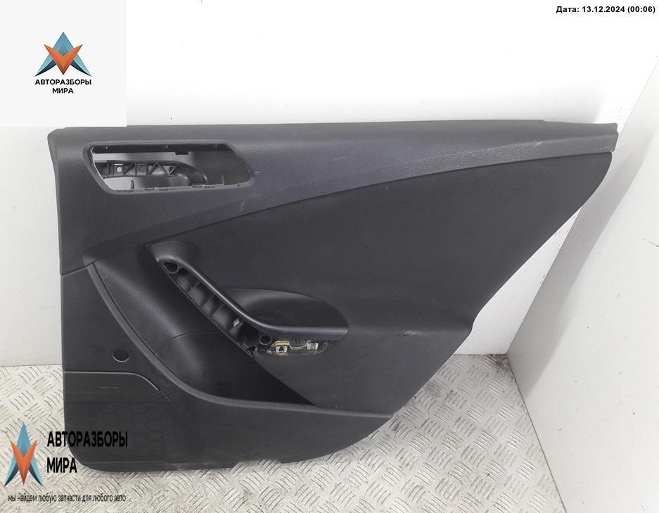 обшивка двери задняя правая Volkswagen Passat B6 2007, 1.9 л., дизель, МКПП, серый, универсал, 3C4839114P - фото №1
