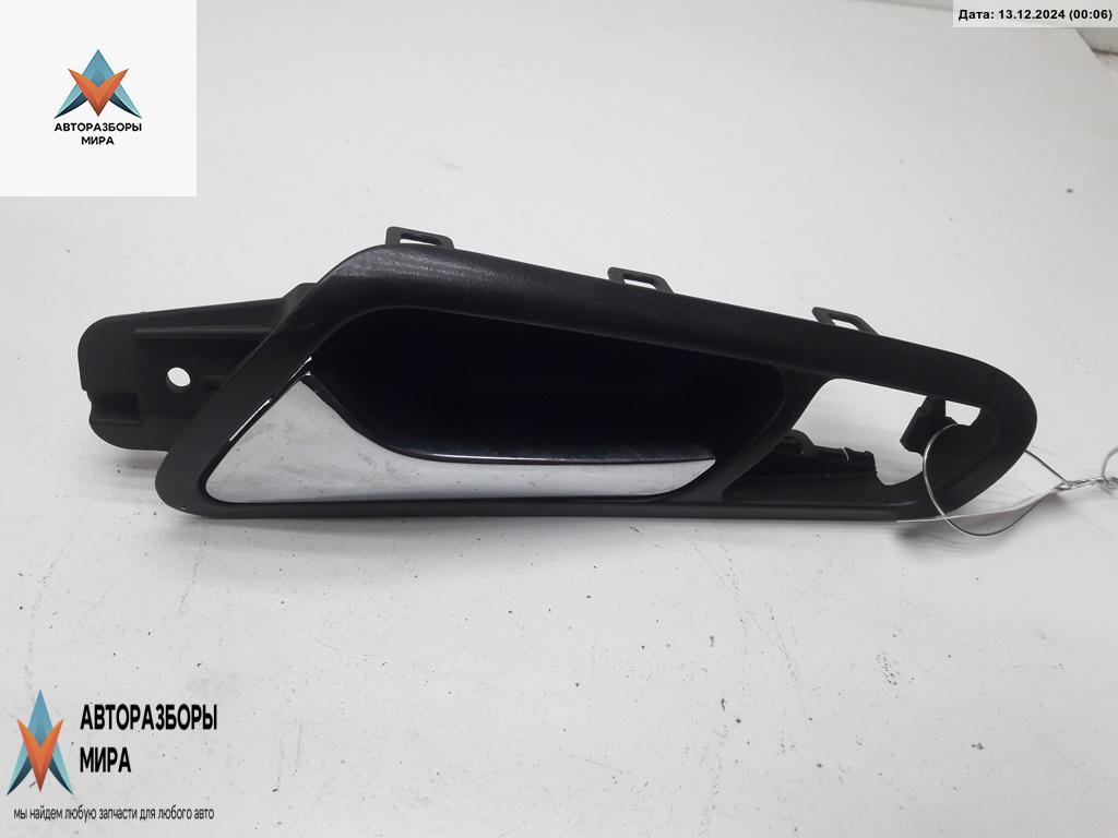 ручка внутренняя передняя левая Volkswagen Passat B6 2007, 2.0 л., дизель, МКПП, чёрный, универсал, 3C1837113D - фото №1