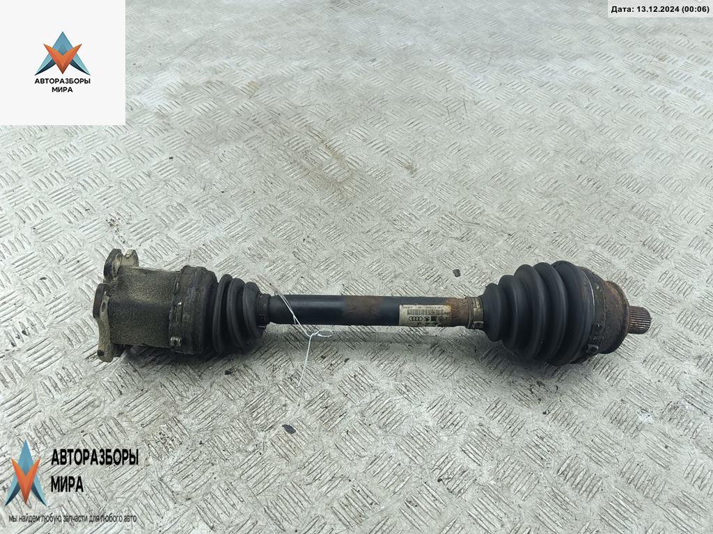 полуось передняя правая (приводной вал, ШРУС) Audi A6 4F/C6 2005, 2.7 л., дизель, АКПП, серый, универсал, 4F0407272J - фото №1