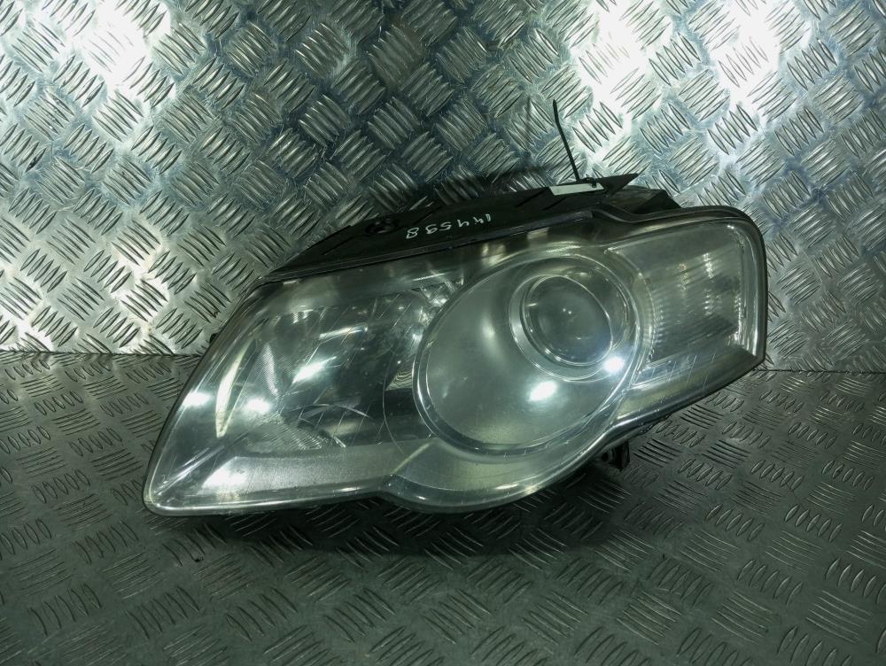 фара левая Volkswagen Passat B6 2006, цвет, 3C0941005J - фото №1