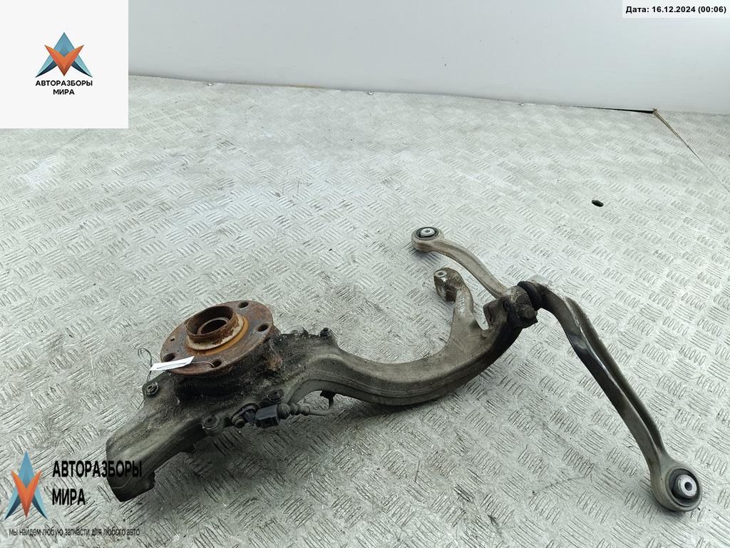 ступица передняя правая Audi A6 4F/C6 2005, 2.7 л., дизель, АКПП, серый, универсал, 4F0258 - фото №1