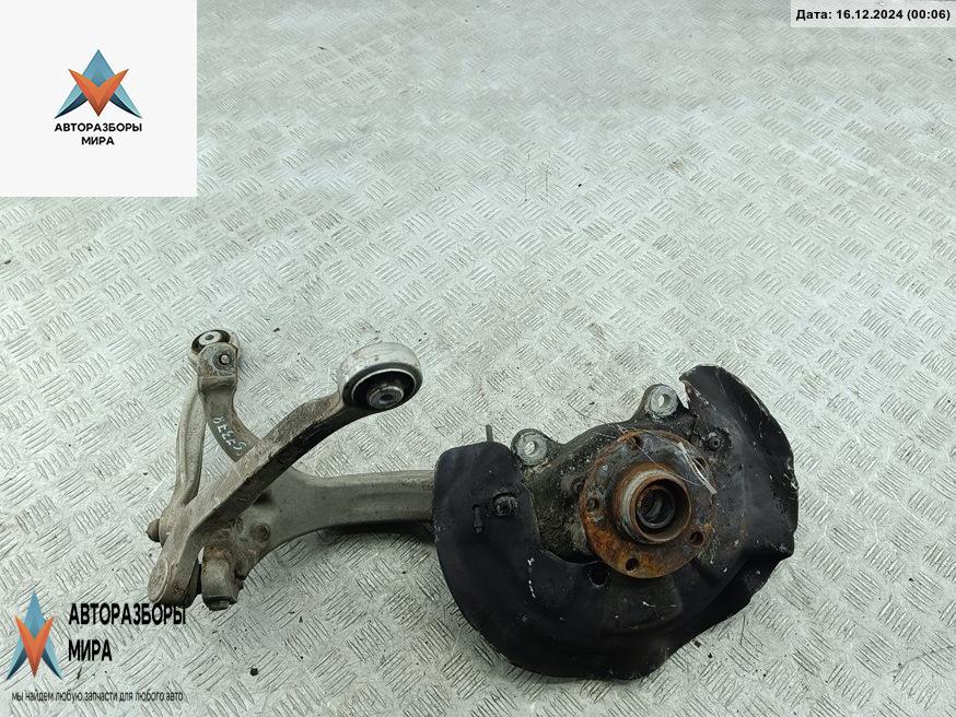ступица передняя левая Audi A6 4F/C6 2005, 2.7 л., дизель, АКПП, серый, универсал, 4F0257 - фото №1