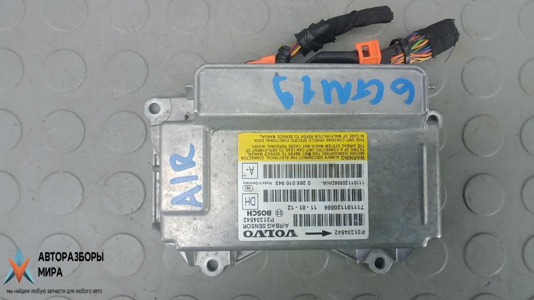 блок AirBag Volvo S60 2 поколение 2011, 2.4 л., дизель, АКПП, седан, 0285010943 - фото №1