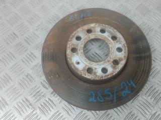 диск тормозной передний Skoda Yeti 1 поколение 2009, 2.0 л., дизель, МКПП, хетчбэк 5 дв., 1K0615301T