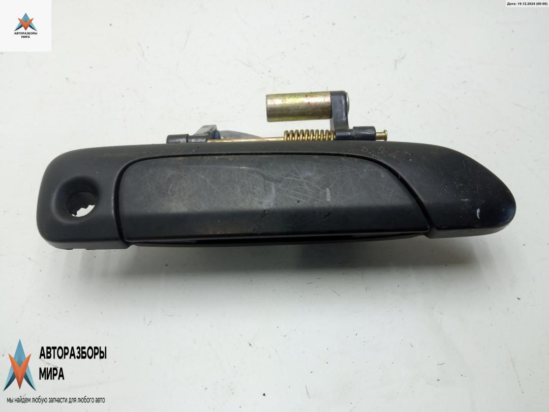 ручка наружная передняя правая Honda Jazz 1 поколение 2002, 1.3 л., бензин, МКПП, синий, хетчбэк 5 дв. - фото №1