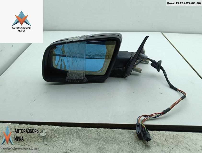 зеркало левое BMW 5 серия E60/E61 2005, 2.5 л., дизель, АКПП, синий, универсал - фото №1